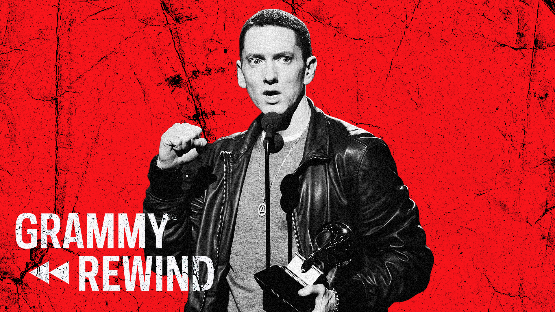 Watch Eminem Show Love to Detroit And Rihanna During Best Rap Album Win In 2011 | GRAMMY Rewind thumbnail